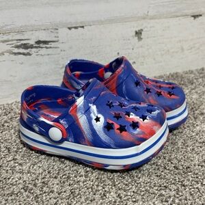 ❤️ PICK 4/$20 Kids Starry Blue and Red Clogs